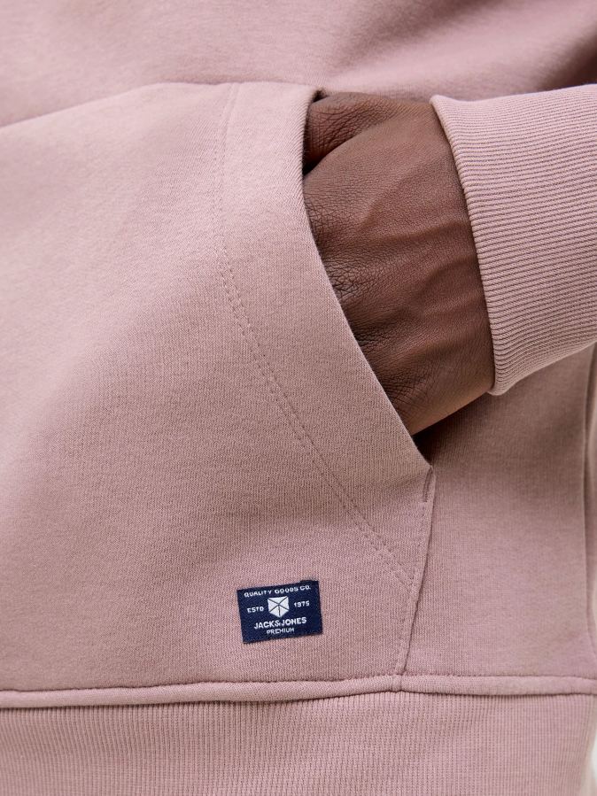 Resim Jack & Jones Jprbluloyal Sweat Hood Prau25 Erkek Sweat 12285635