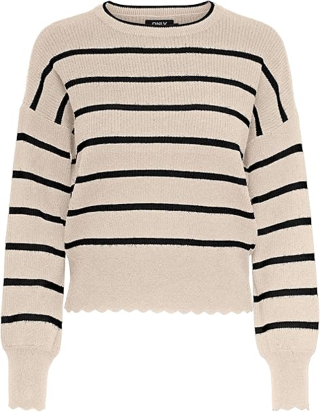 Resim Only Onlibi Ls O-Neck Knt Noos Kadın Kazak 15279935