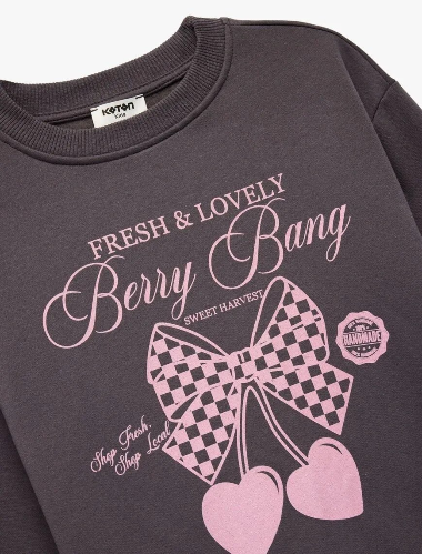 Resim Koton Kız Çocuk Sweat 6WKG10369AK