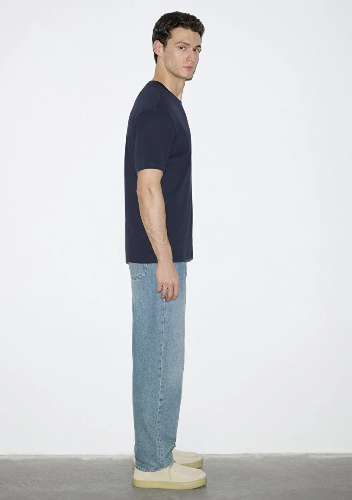 Resim Mavi Erkek T-shirt M0613168-83699