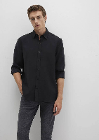 Resim Mavi Uzun Kol Erkek Gömlek M0211659-900