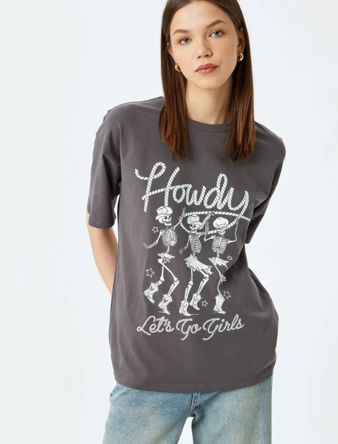 Resim Koton Kadın T-shirt 5SAL10036IK