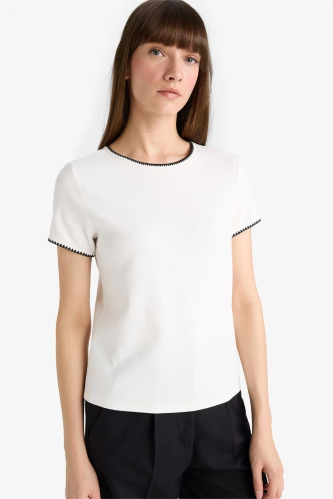 Resim Defacto Kadın T-shirt F9831AX/ER105