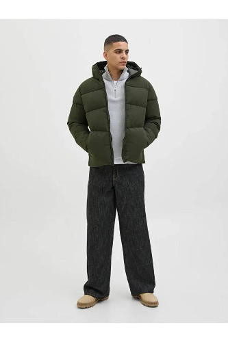 Resim Jack & Jones Jjglobal Puffer Jacket Erkek Mont 12283517