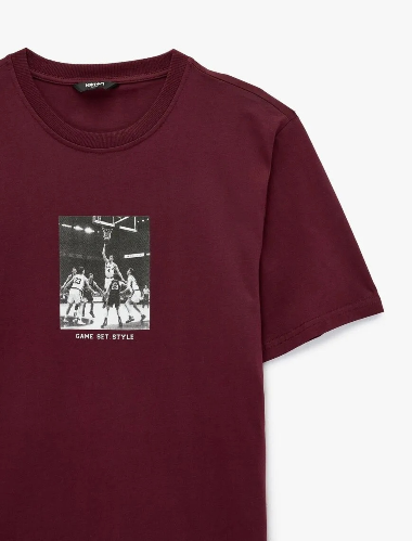 Resim Koton Erkek T-shirt 6SAM10096MK