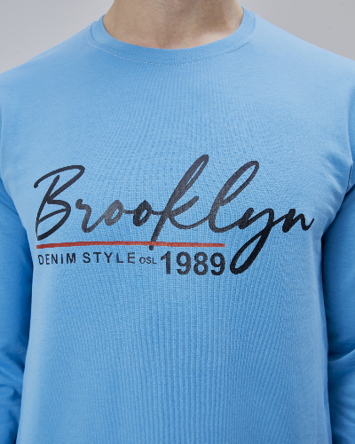 Resim Paul&More Erkek Sweat Brooklyn 0 Yaka 2 İp