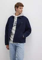 Resim Mavi Uzun Kol Erkek Gömlek M0211687-86415