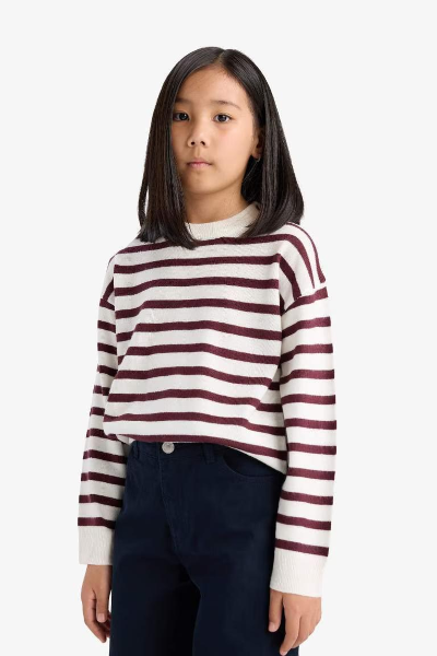 Resim Defacto Kız Çocuk  Kazak C6903A8/BR205