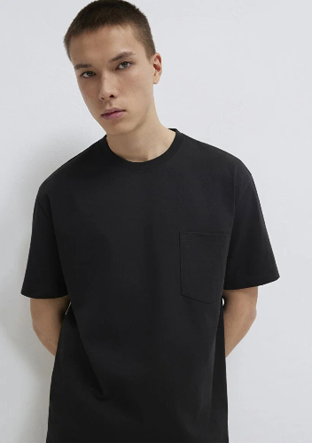 Resim Mavi Erkek T-shirt M066248-900