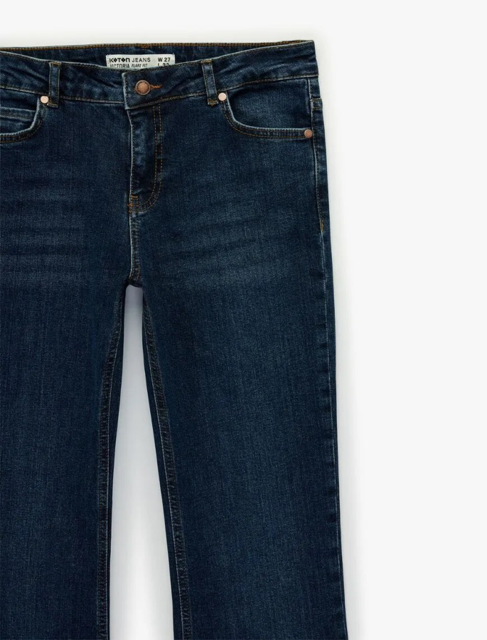 Resim Koton Kadın Jean Pantolon 6WAL40221MD