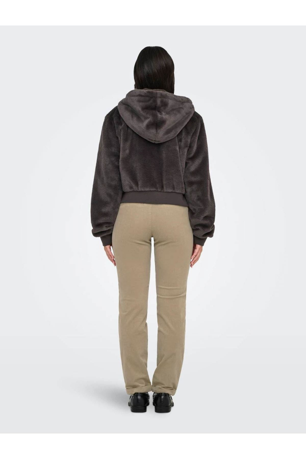 Resim Only Onlvenıce Faux Fur Hood Bomber Cc Otw Mont 15322127