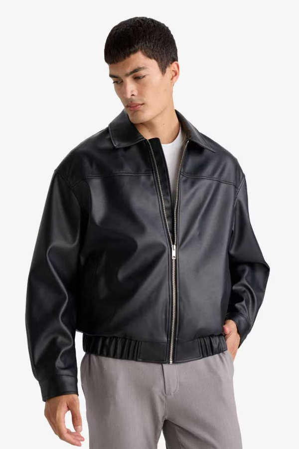 Resim Defacto Erkek  Deri Mont ve Ceket G0193AX/BK27