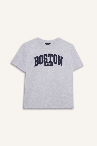 Resim Defacto Erkek Çocuk T-shirt G7154A8/GR400