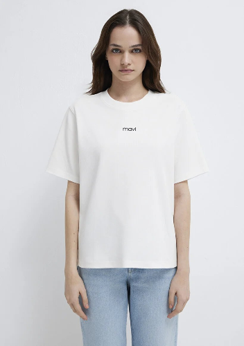 Resim Mavi Kadın T-shirt M1612829-80194