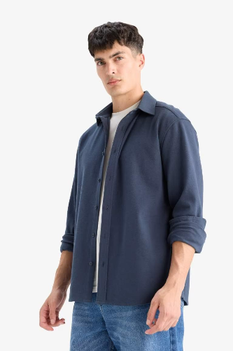 Resim Defacto Erkek Uzun Kol Gömlek E9023AX/NV86