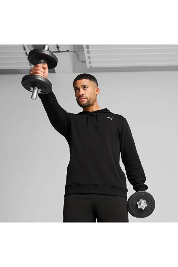 Resim Puma Tad Ess French Terry Hoodie Erkek Sweat 525918-01