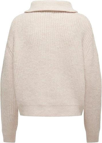 Resim Only Onlbaker L/S Zıp Pullover Knt Noos Kazak 15247008