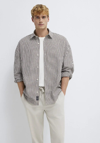 Resim Mavi Erkek Uzun Kol Gömlek M0211870-91413