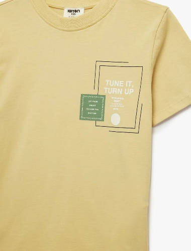 Resim Koton Erkek Çocuk T-shirt 6SKB10339TK