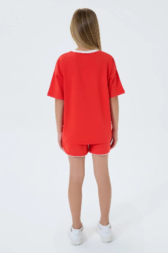 Resim U.S. Polo Assn Kids Kız Çocuk Şort Takım Us2524-4