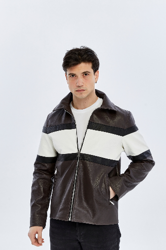 Resim Trender Erkek Deri Mont ve Ceket