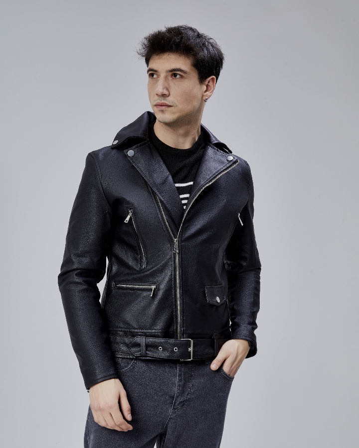 Resim Yenikoza Erkek Deri Mont ve Ceket