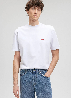 Resim Mavi Baskılı Erkek T-Shirt M0612216-620