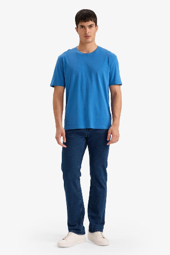 Resim Defacto Erkek T-shirt V7699AZ/BE410