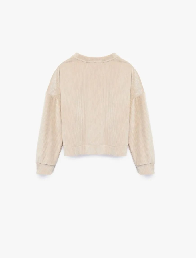 Resim Koton Kız Çocuk Sweat 6WKG10188AK