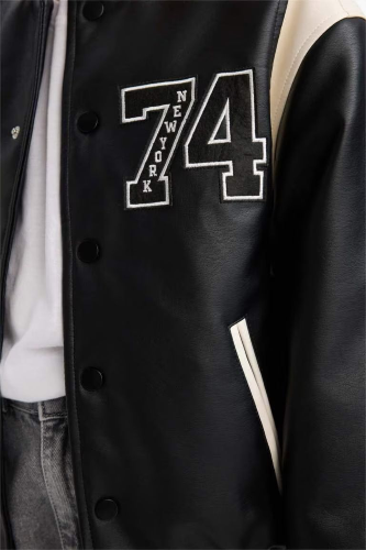 Resim Defacto Erkek Çocuk Deri Mont F6375A8/BK27