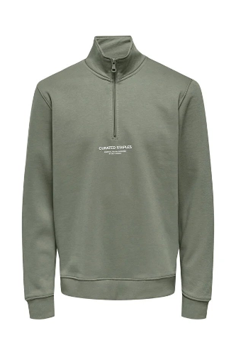 Resim Only & Sons Onscurated Reg Half Zip Sweat Noos Erkek Sweat 22030922