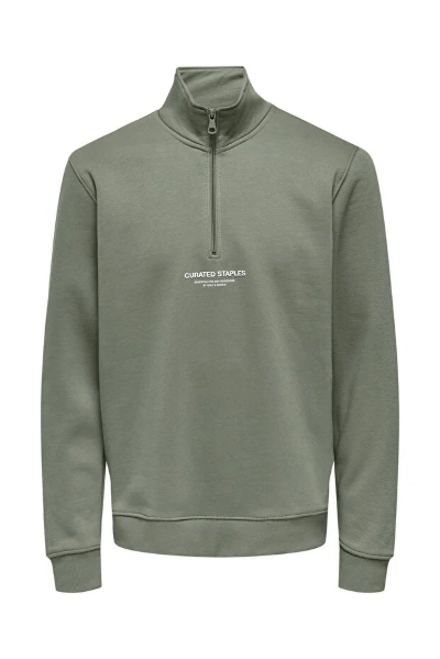Resim Only & Sons Onscurated Reg Half Zip Sweat Noos Erkek Sweat 22030922