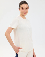 Resim Skechers  W Regular Fit Graphic Kadın T-shirt S2610057-3855