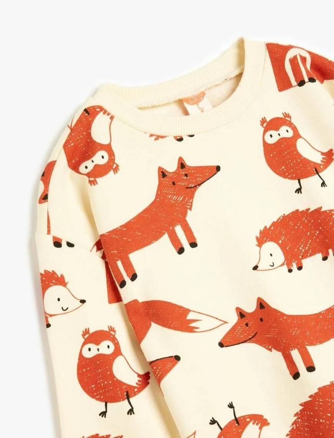 Resim Koton Erkek Bebek Sweat 5SMB10129TK