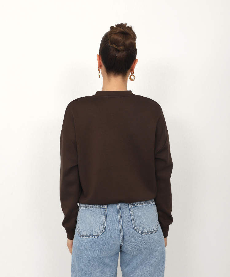 Resim Viole&More Kadın Sweat 115 Cupra Kumaş