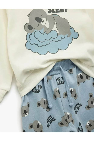 Resim Koton Erkek Bebek Sweat Takım 6Wmb10055Tk