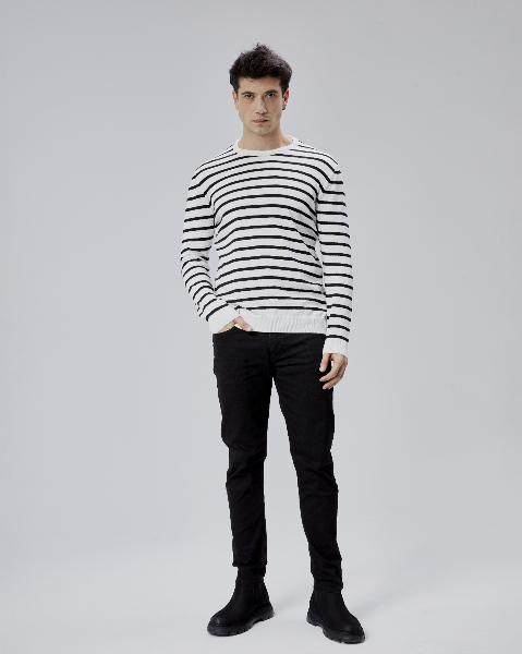 Resim Paul&More Erkek Triko Kazak K-16443 O Yaka