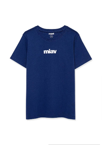 Resim Mavi Miav Baskılı Erkek Çocuk T-shirt M6633270722