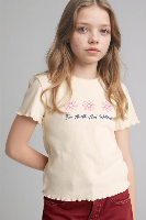 Resim Defacto Kız Çocuk T-shirt B6689A8/ER98