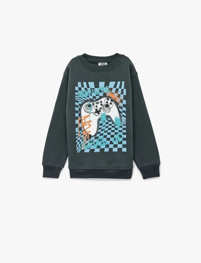 Resim Koton Erkek Çocuk Sweat 6WKB10426TK