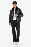 Resim Defacto Erkek  Deri Mont ve Ceket F5137AX/BK27