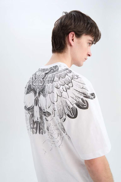 Resim Defacto Erkek  T-shirt D5600AX/WT34