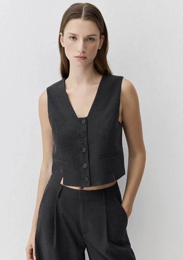 Resim Mavi Kadın Yelek M1110796-87829