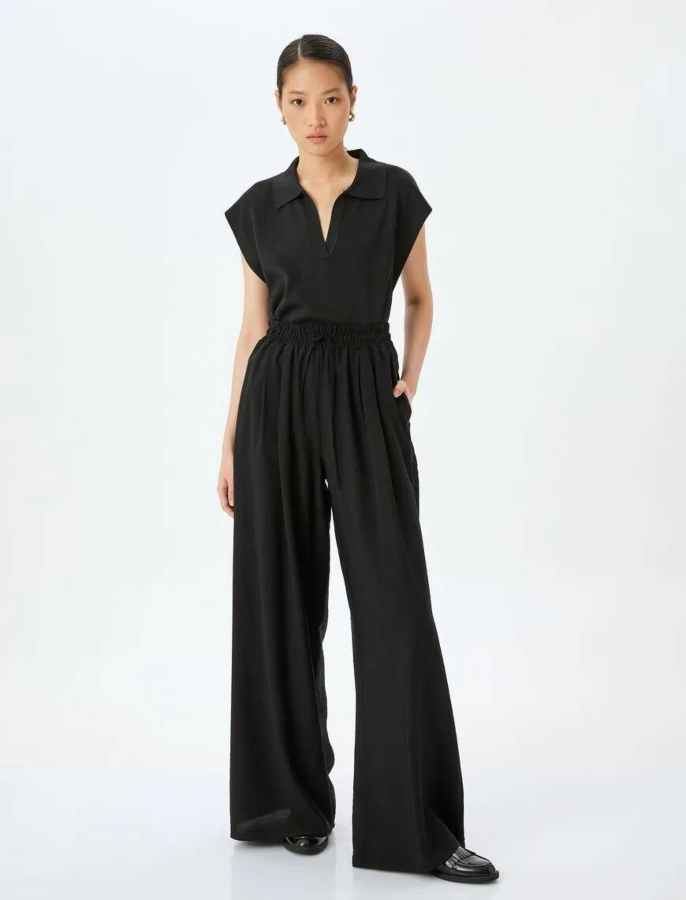 Resim Koton Kadın Kanvas Pantolon 5SAK40086UW