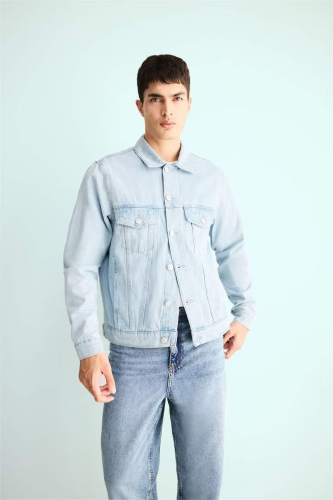 Resim Defacto Erkek Jean Ceket F4741AX/NM39