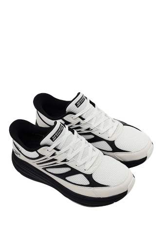 Resim Skechers Bobs Skıllz Erkek Spor Ayakkabı 118432 Wbk