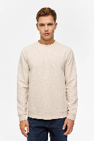 Resim SW2013700005 O Yaka Waffle Erkek Sweat