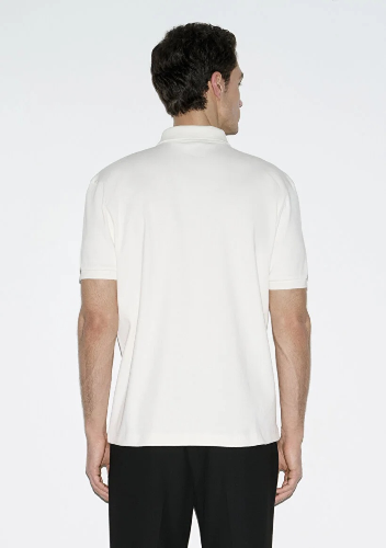 Resim Mavi Polo Yaka Erkek T-shirt M0613126-70057