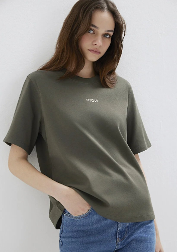 Resim Mavi Kadın T-shirt M1612829-71553