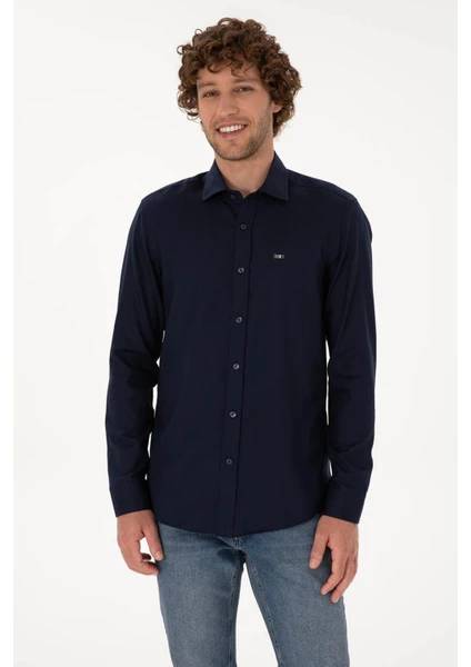 Resim 2225552 Cedrop025K U.S Polo Assn. Erkek Uzun Kol Gömlek